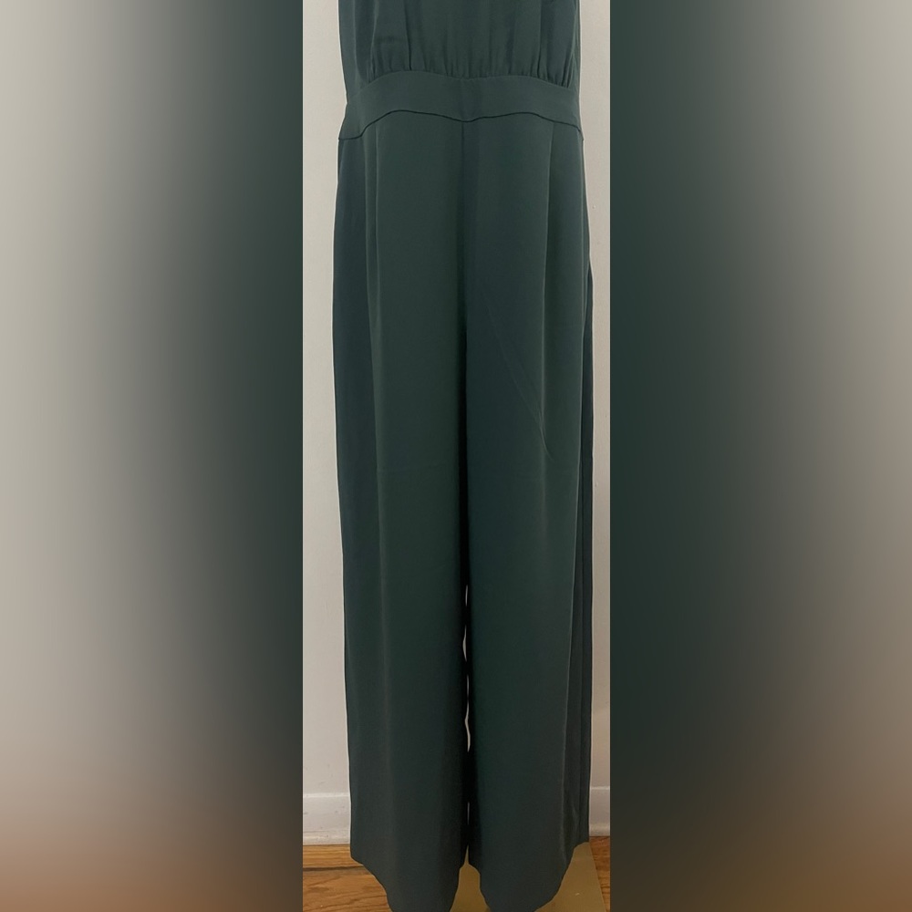 BODEN Halter Wide Leg Jumpsuit Emerald Green UK16R US12R - Picture 7 of 16
